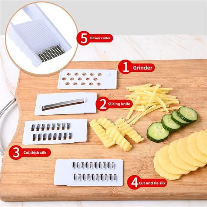 Kitchen Slicer and for fruit and vegetables 5 in 1 option